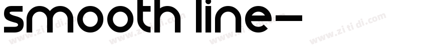 smooth line字体转换